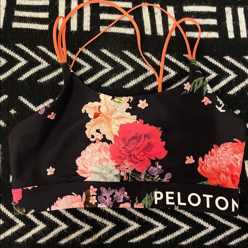 Peloton Asian American Heritage Collection Floral Bra Size Large